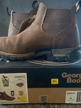 Georgia Boot Men's Brown Chukka Work Boots
